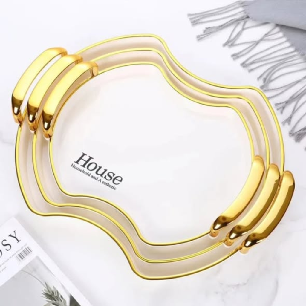3 Pcs Acrylic Trays