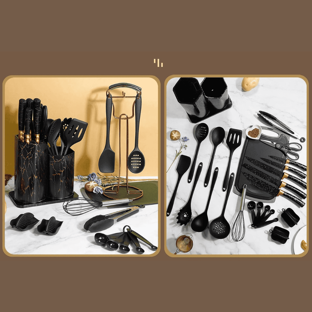 25pcs Silicone Spoons Set