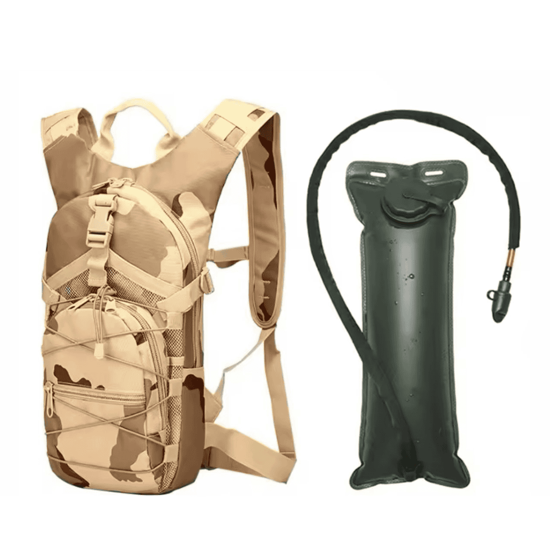 2-in-1 Hydration Backpack with 3L Insulated Water Bag