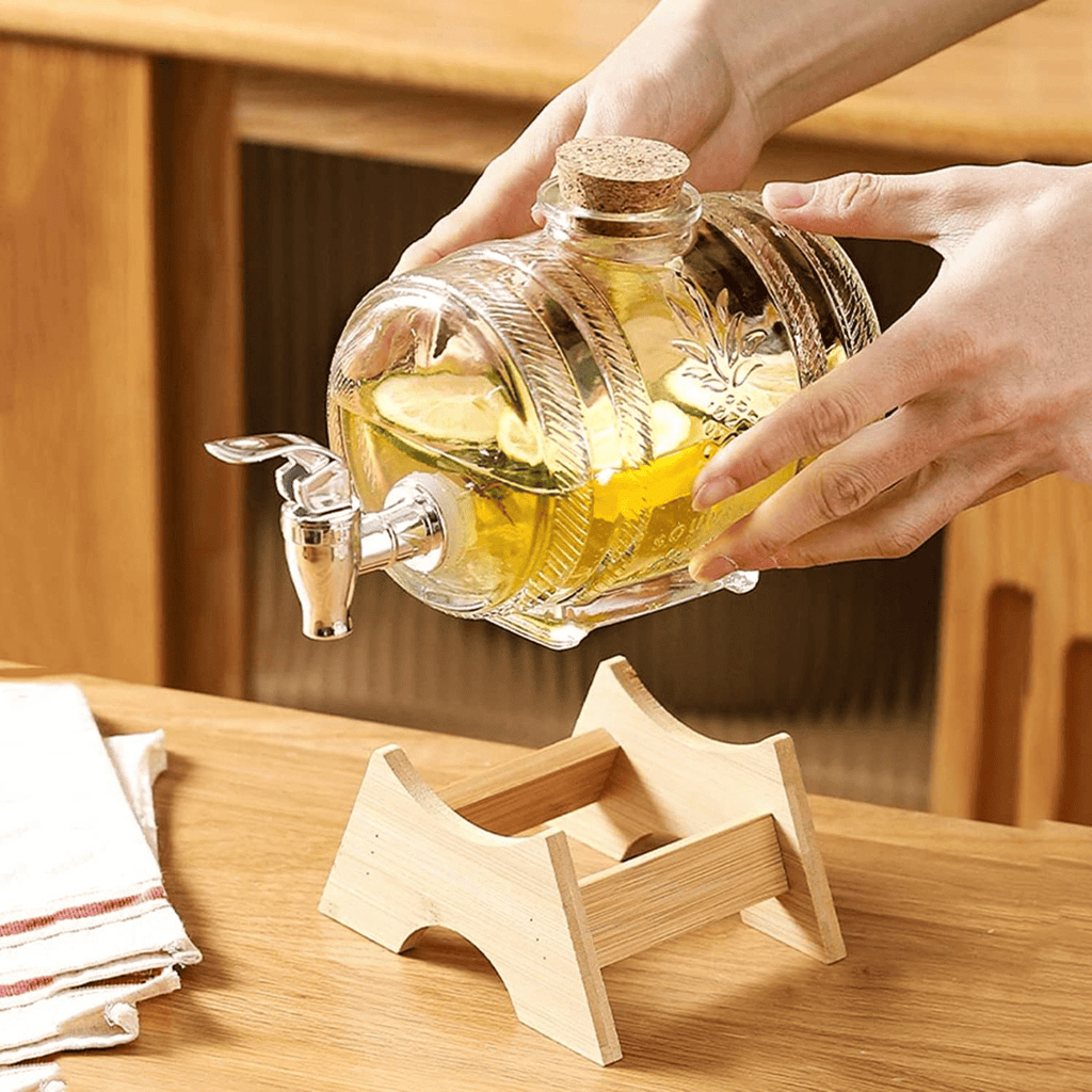 5L Wine Barrel Beverage Dispenser