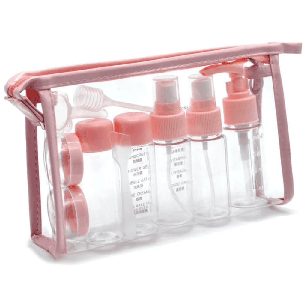 10 Pcs Refillable Travel Bottle Kits