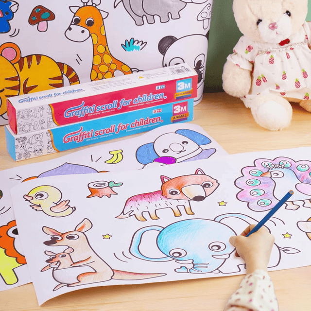 Kids Drawing Roll Colouring Paper – Luvly Household Collections Kenya