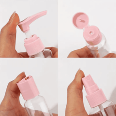 10 Pcs Refillable Travel Bottle Kits