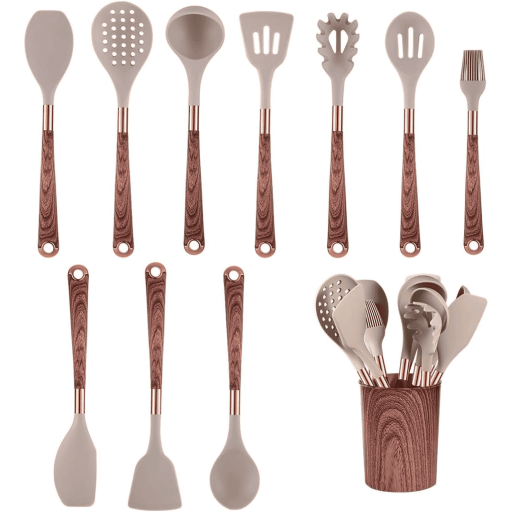 11pcs Silicone Spoon Set