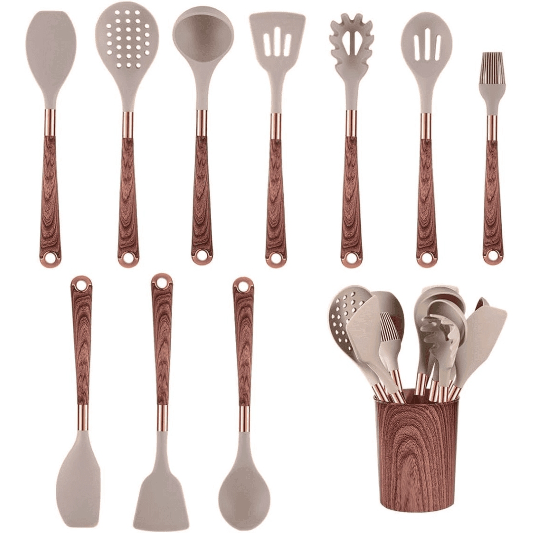 11pcs Silicone Spoon Set