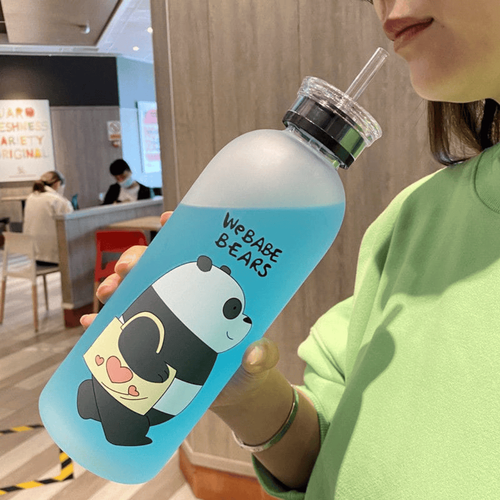 1000ml Frosted Water Bottle