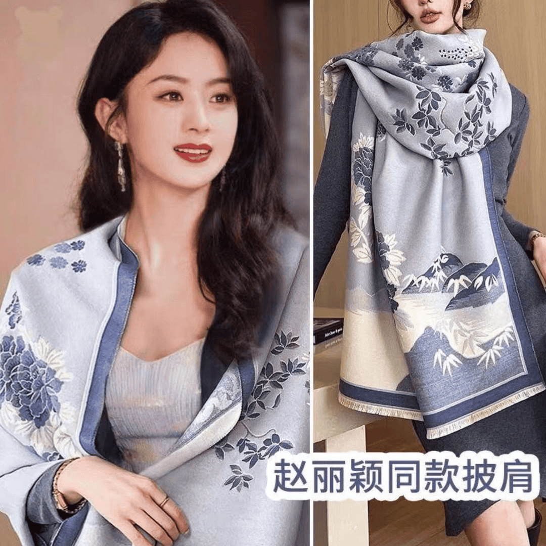 Floral Print Scarf for Women