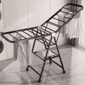 Black Movable Outdoor Drying Rack 1.7M with Wheels