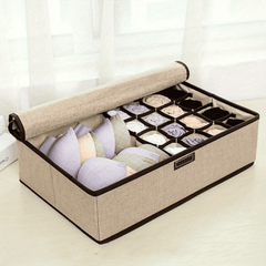 13-Grid Foldable Undergarment Organizer