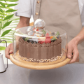 Dome Shape Glass Cake Cover