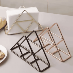 Modern Metallic Napkin Holder