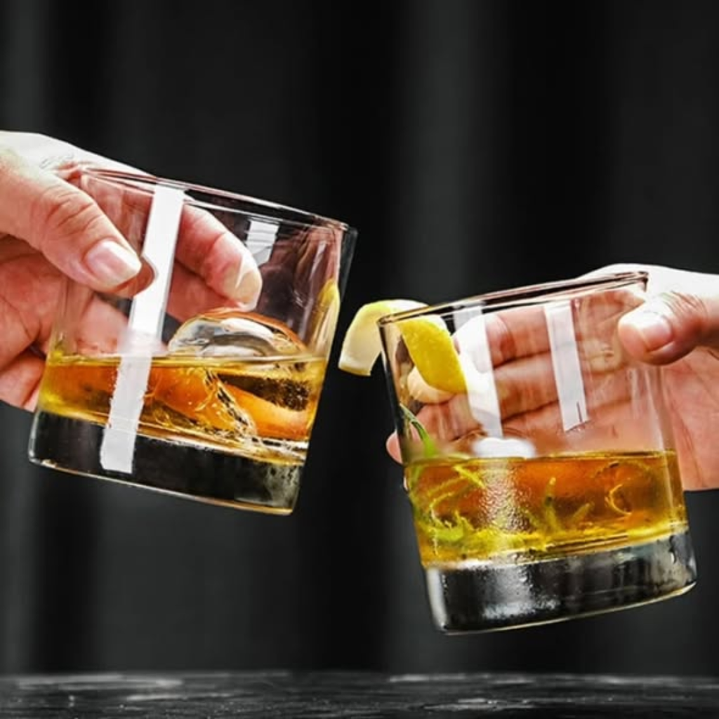 6pcs Classy Wine Whiskey Water Glass