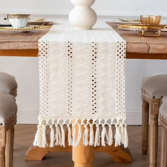 Tassels Bohemian Style Table Runner