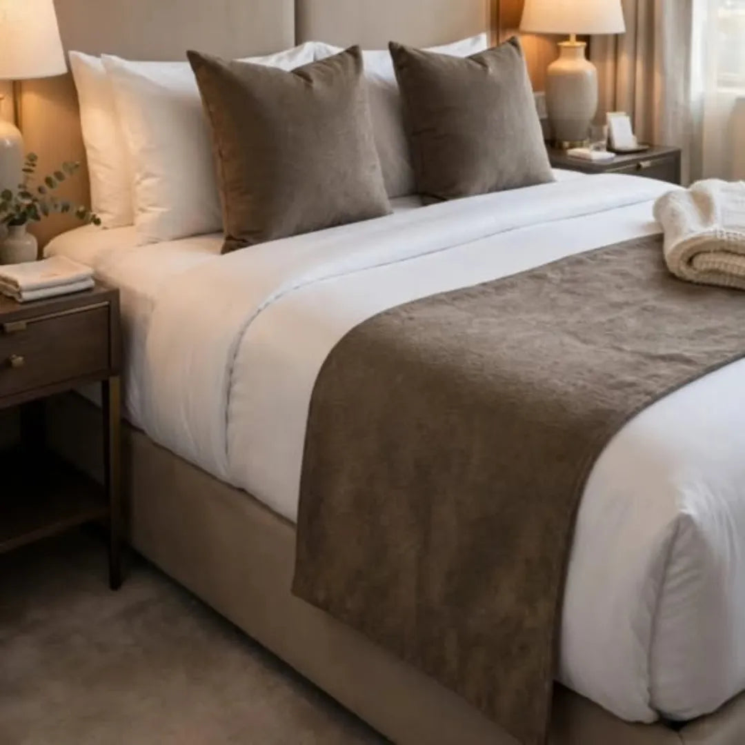 Bed Runner With 2 Pillowcases