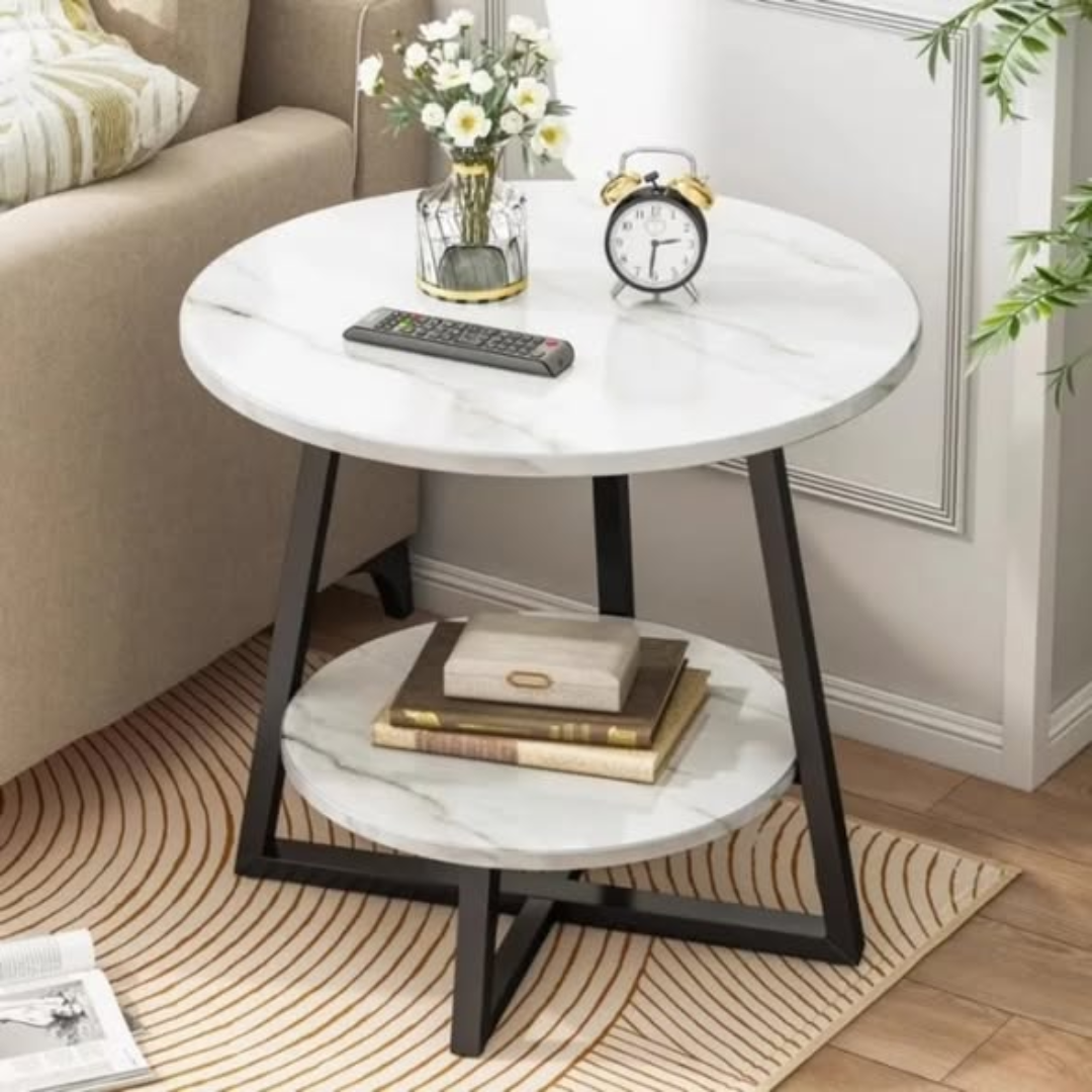 Double layer Shape Side Table