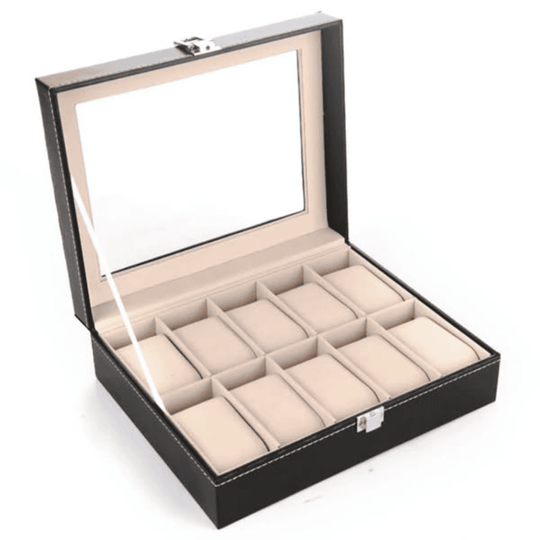 10 Slots Watch Organizer Storage Box