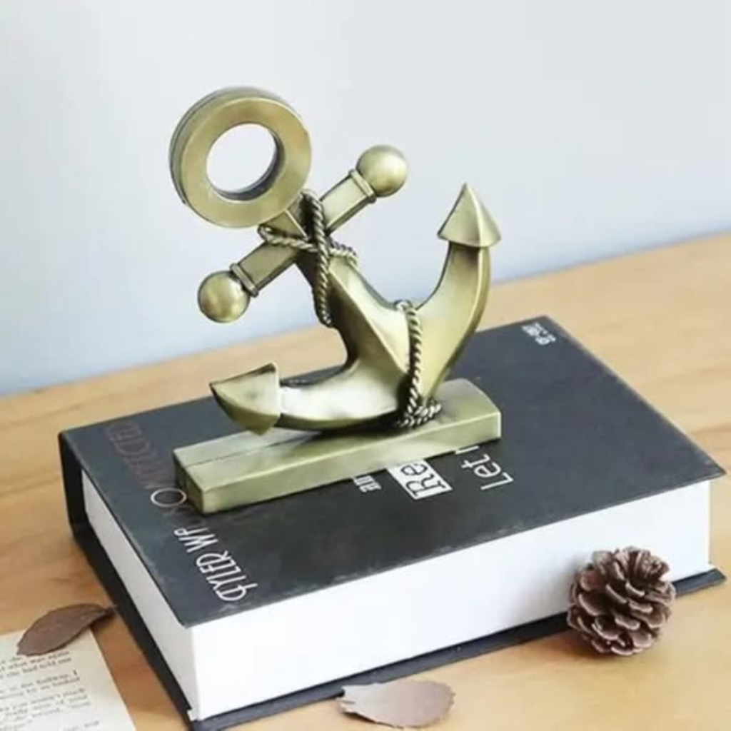 Wrought Iron Metal Anchor Decor