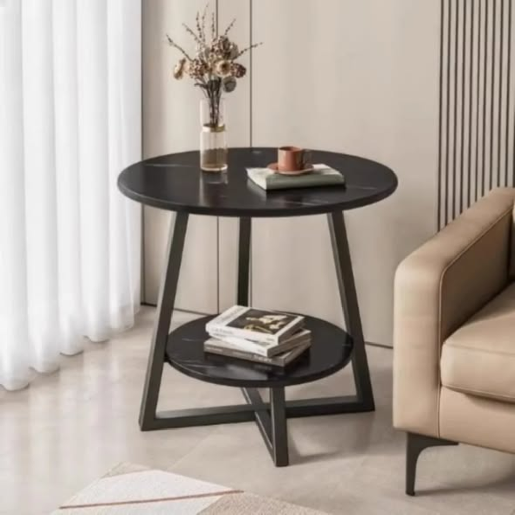 Double layer Shape Side Table