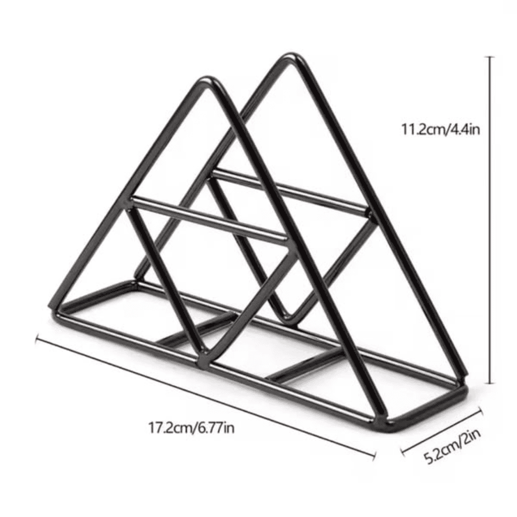Modern Metallic Napkin Holder
