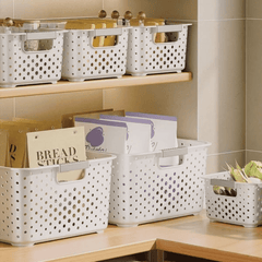 Large Capacity Plastic Storage Basket
