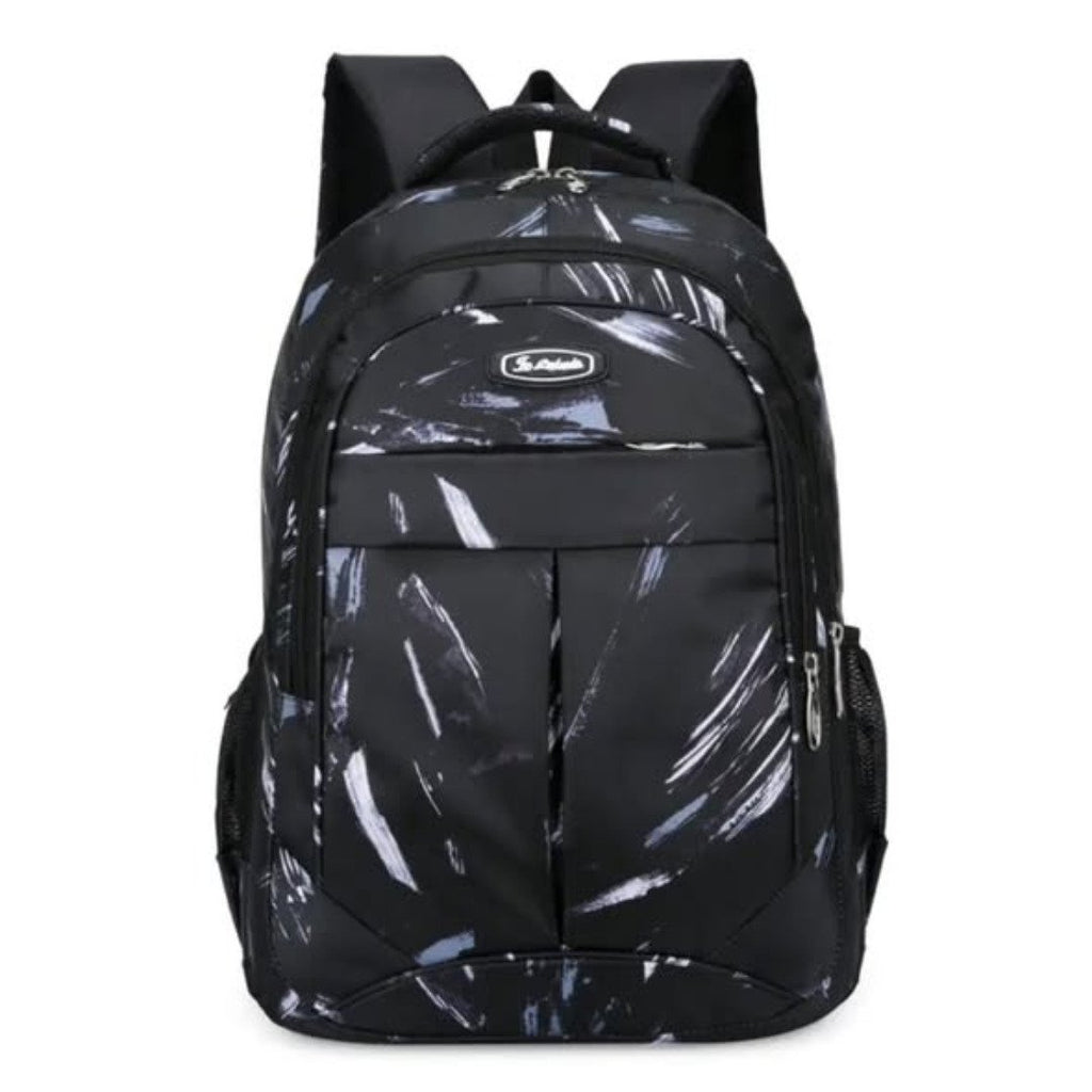 Geometric pattern school bag
