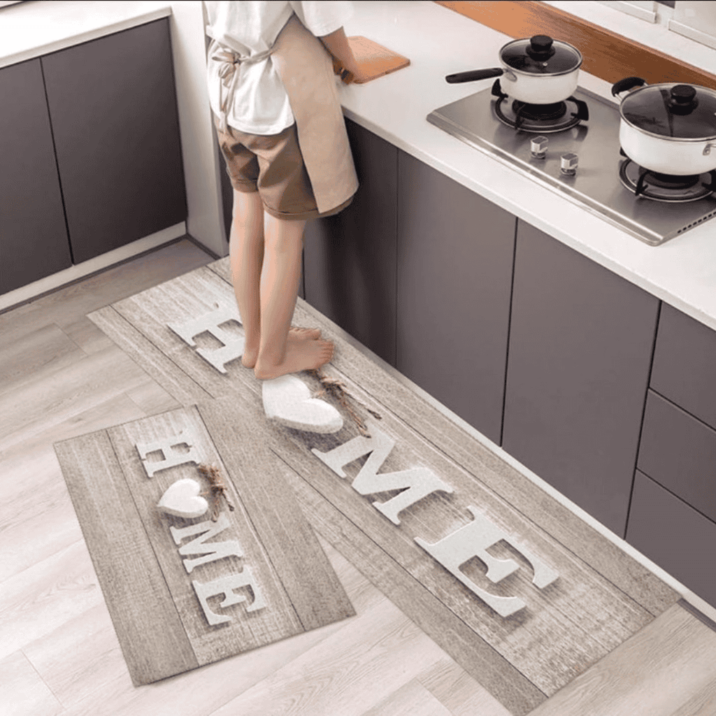 2pcs Rubber Kitchen Mats