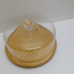 Dome Shape Glass Cake Cover
