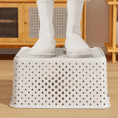 Large Capacity Plastic Storage Basket