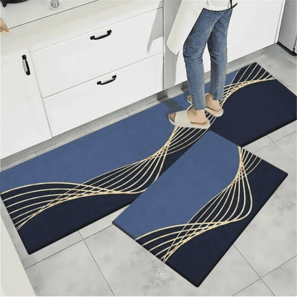 2pcs Rubber Kitchen Mats