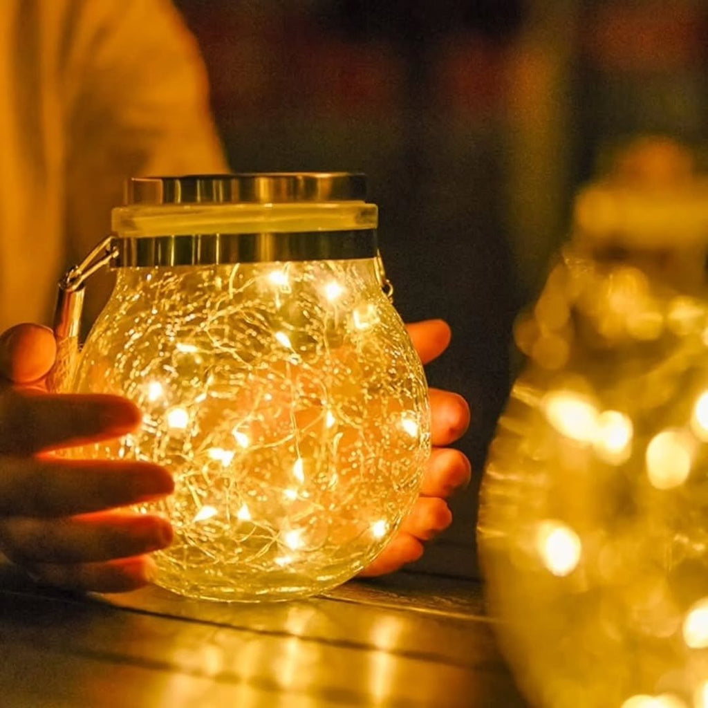 Solar Mason Jar Hanging Lights