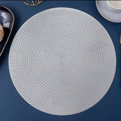 6pcs PVC Non-Woven Table Mats