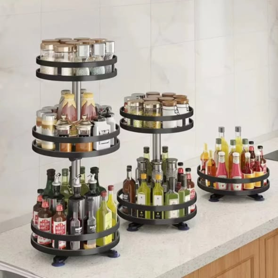 Multifunctional kitchen storage rack