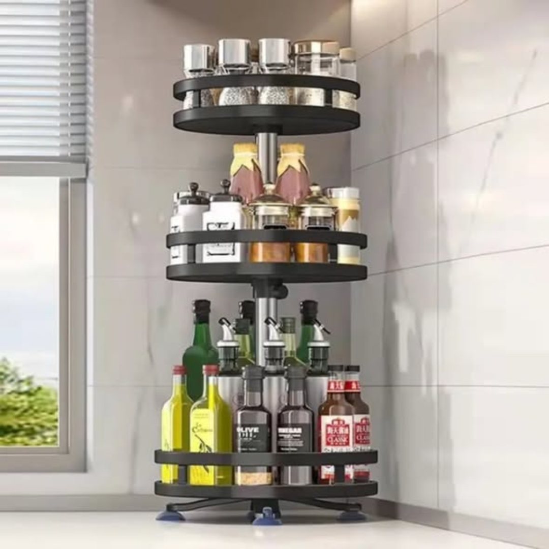 Multifunctional kitchen storage rack
