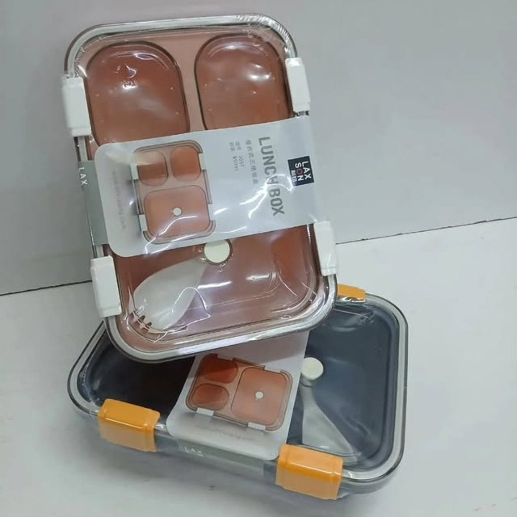 Three Grid Lunch Box