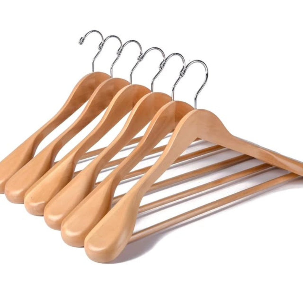 Wide Wooden Hangers
