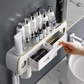 Wall-Mounted Toothpaste / Toothbrush Holder