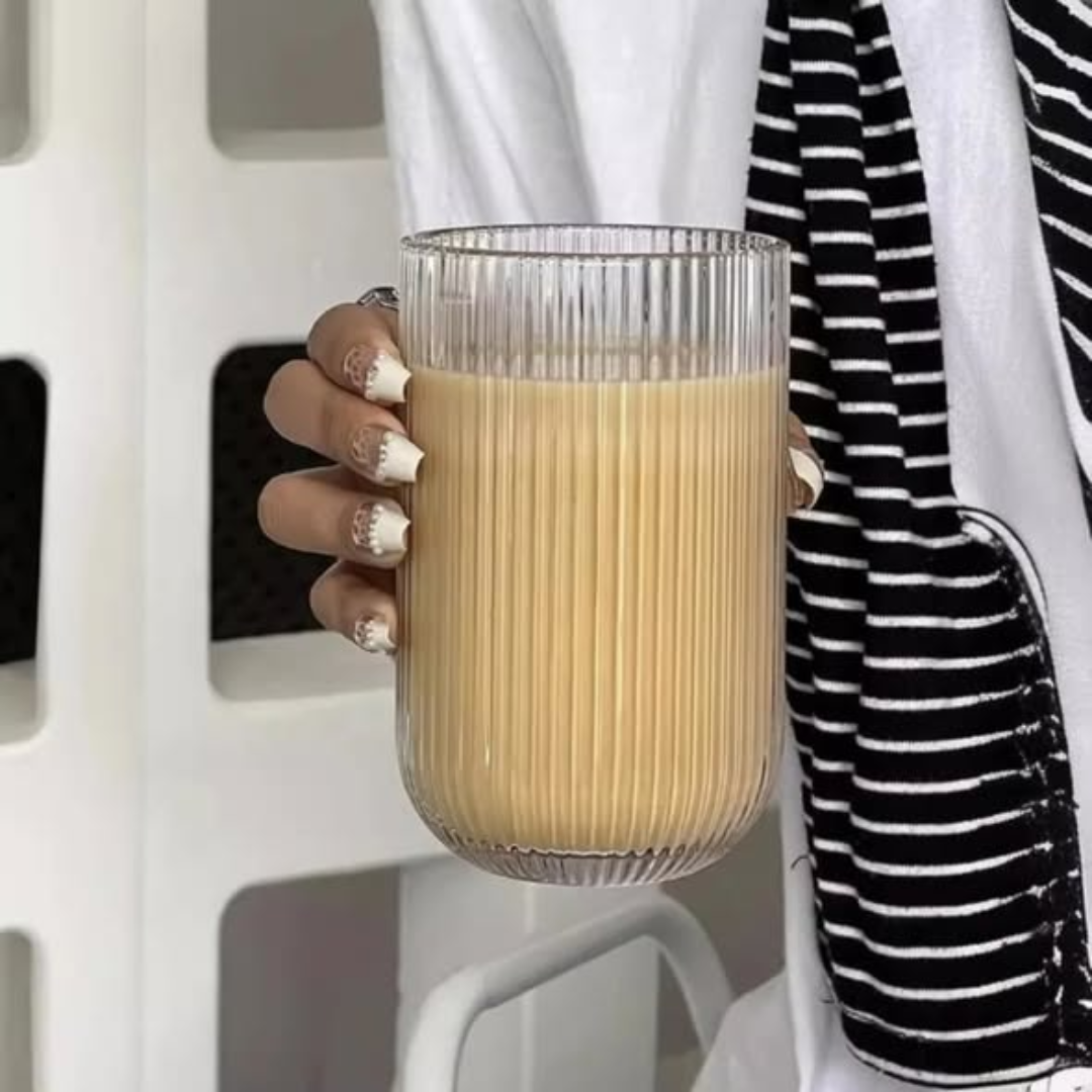 Heat resistant Ribbed glasses