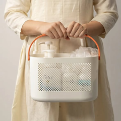 Shower storage basket