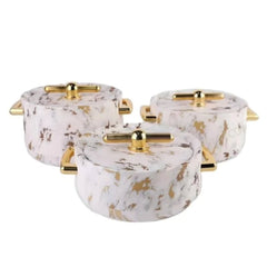 4pc Quality marble hot pots