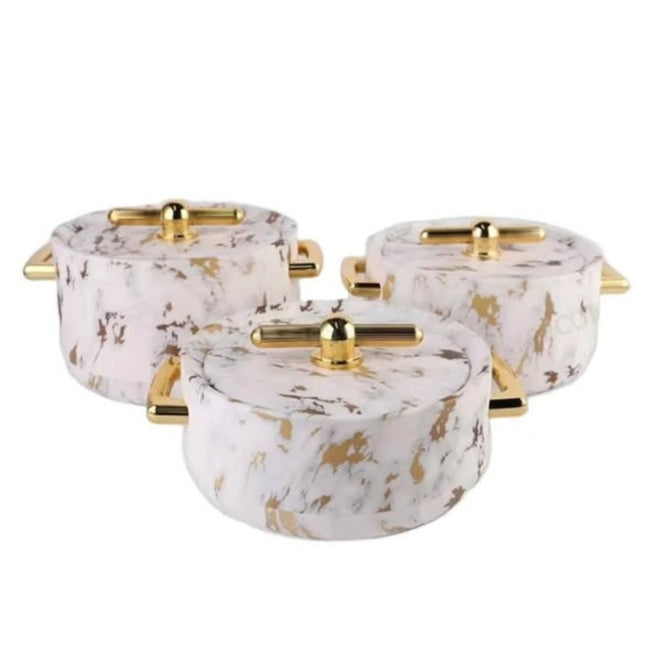 4pc Quality marble hot pots