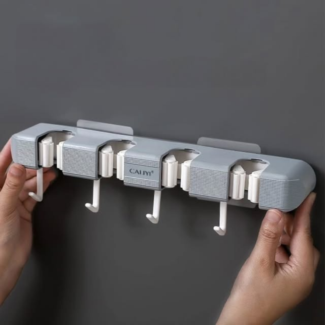 Non-Slip Wall Mounted Mop Holder