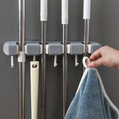 Non-Slip Wall Mounted Mop Holder