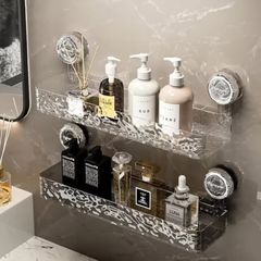 Suction Cup Bathroom Storage Rack