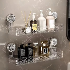 Suction Cup Bathroom Storage Rack