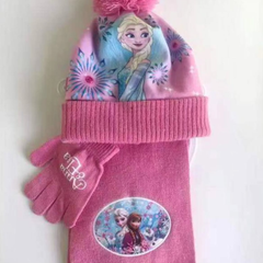 3pcs Frozen Themed Winter Hat Set[