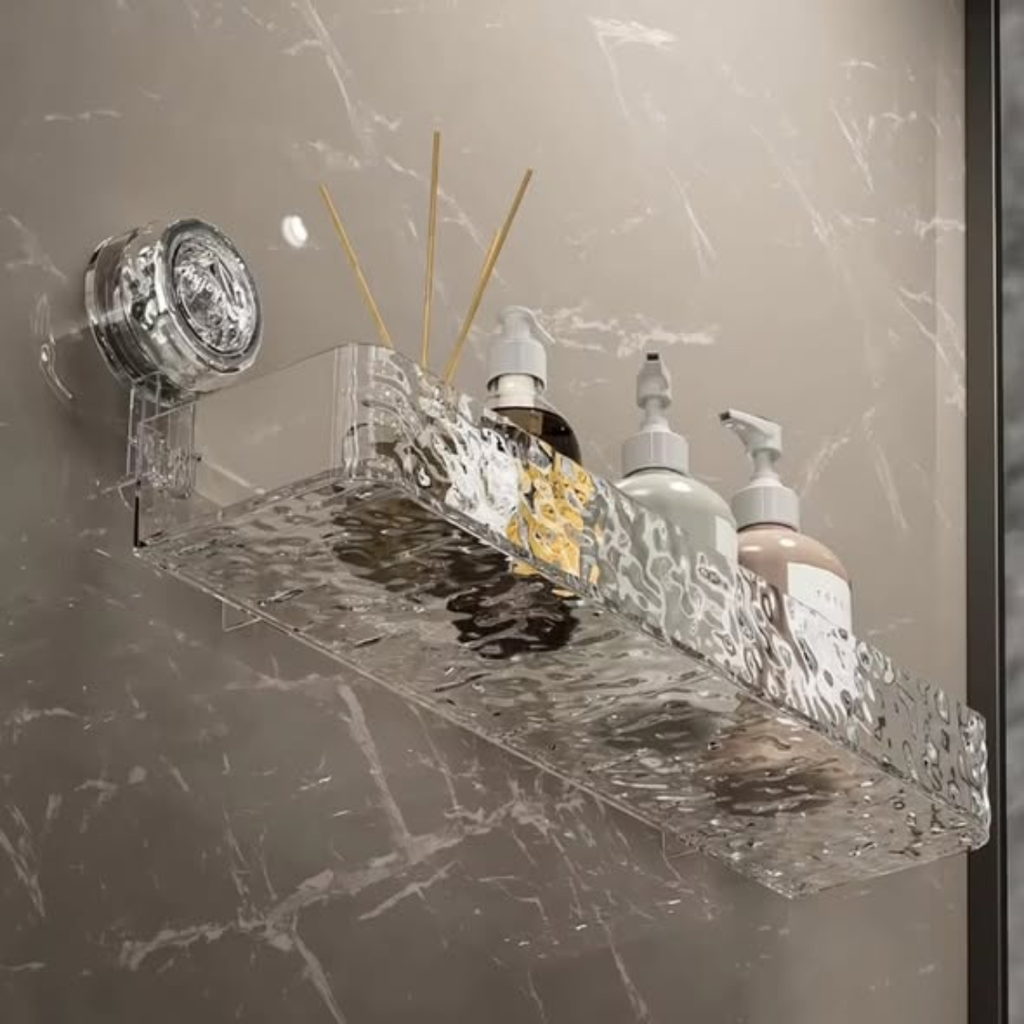 Suction Cup Bathroom Storage Rack