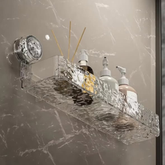 Suction Cup Bathroom Storage Rack