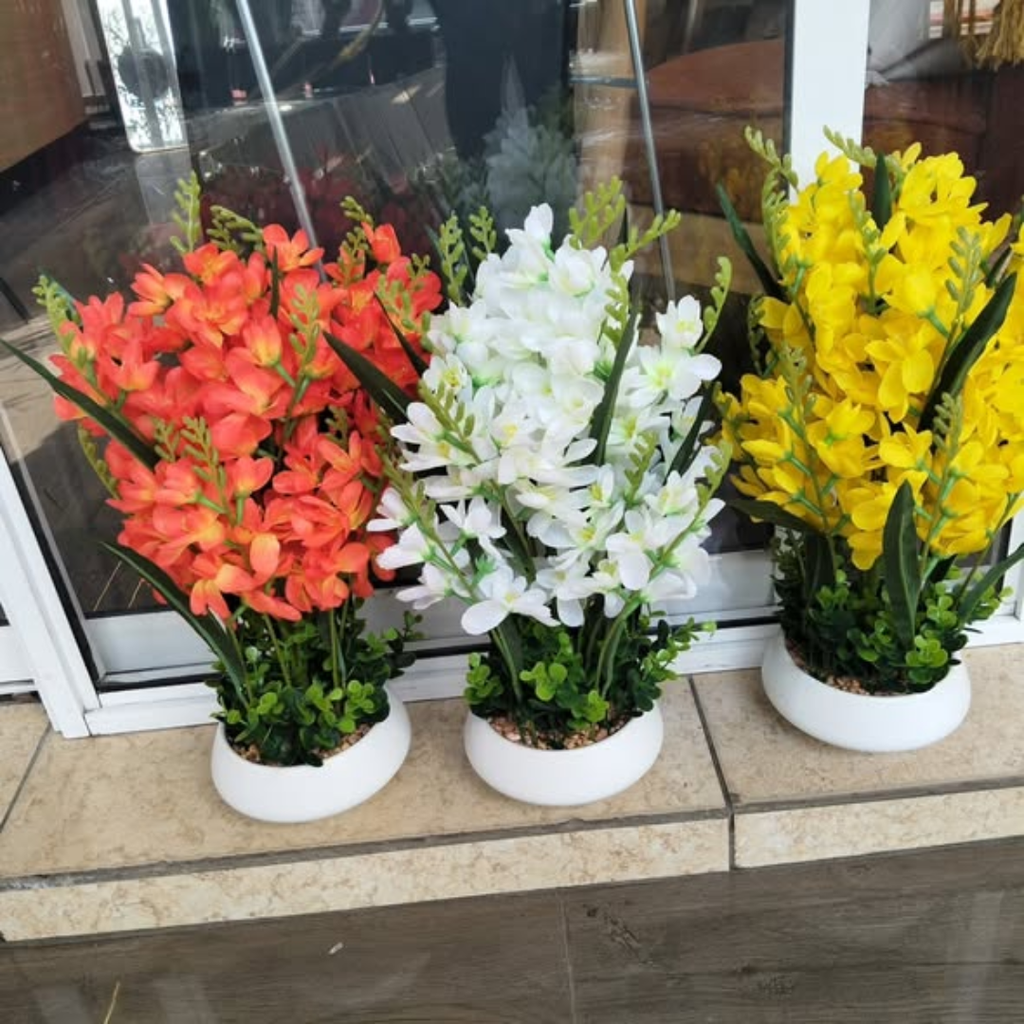 Table Top Big Potted Flowers