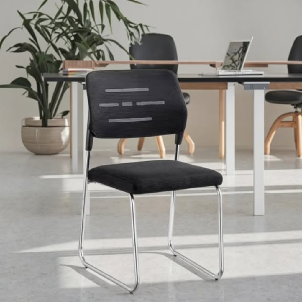 Executive Leather Office Waiting Chair