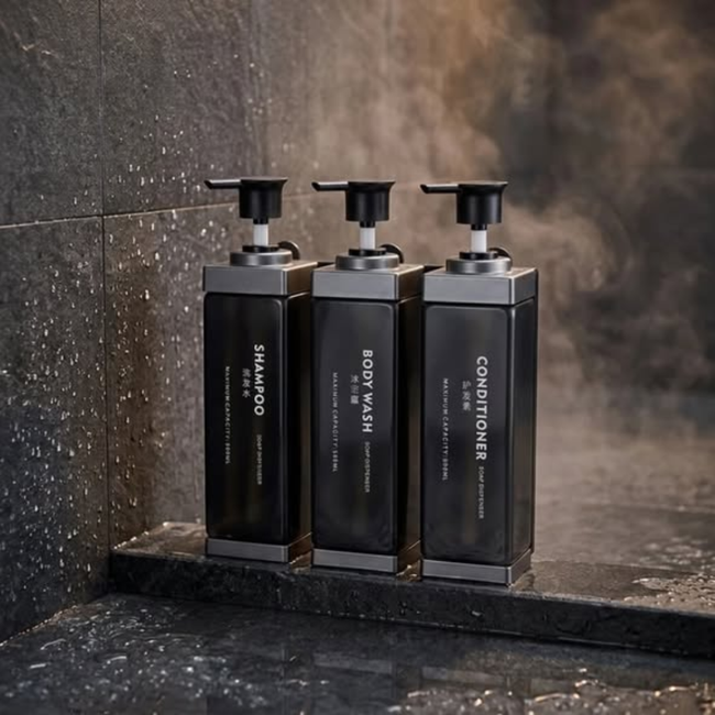 Wall Mounted Soap Shampoo and Gel Dispenser